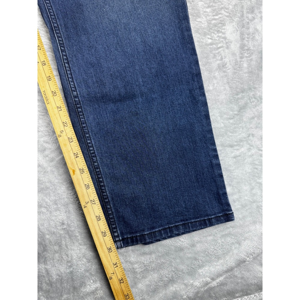 Buffalo‎ 40x30 Jackson Slim Straight Jeans Mens Blue Excellent Stretch Denim - Picture 6 of 8
